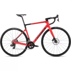 Orbea Orca M31eTEAM Disc Road Bike 2022 -Zone3 || Orbea || Pas Normal Studios store Orbea Orca M31eTEAM Disc Road Bike 2022 Coral Black
