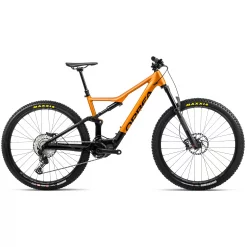 Orbea Rise H30 Electric Mountain Bike 2022 -Zone3 || Orbea || Pas Normal Studios store Orbea Rise H30 Electric Mountain Bike 2022 Orange Black