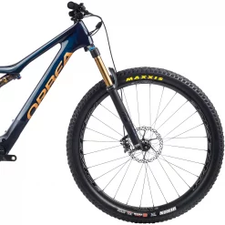 Orbea Rise M-LTD Full Suspension 29" Electric Mountain Bike 2021 -Zone3 || Orbea || Pas Normal Studios store Orbea Rise M LTD Full Suspension 29 Electric Mountain Bike 2021 Blue Gold 2