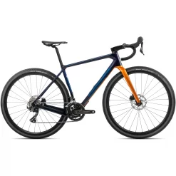 Orbea Terra M30 TEAM Gravel Bike 2022 -Zone3 || Orbea || Pas Normal Studios store Orbea Terra M30 TEAM Gravel Bike 2022 Blue Carbon Orange
