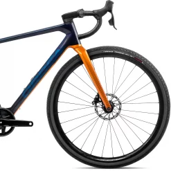 Orbea Terra M31e TEAM 1X Gravel Bike 2022 -Zone3 || Orbea || Pas Normal Studios store Orbea Terra M31e TEAM 1X Gravel Bike 2022 Blue Carbon Orange 2
