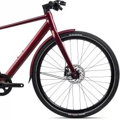 Orbea Vibe H10 EQ Electric Hybrid Bike 2022 -Zone3 || Orbea || Pas Normal Studios store Orbea Vibe H10 EQ Electric Hybrid Bike 2022 Metallic Dark Red 2