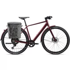 Orbea Vibe H10 EQ Electric Hybrid Bike 2022 -Zone3 || Orbea || Pas Normal Studios store Orbea Vibe H10 EQ Electric Hybrid Bike 2022 Metallic Dark Red