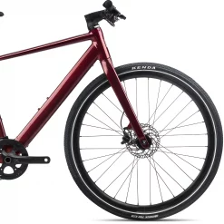 Orbea Vibe H30 Electric Hybrid Bike 2022 -Zone3 || Orbea || Pas Normal Studios store Orbea Vibe H30 Electric Hybrid Bike 2022 Metallic Dark Red 2