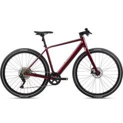 Orbea Vibe H30 Electric Hybrid Bike 2022 -Zone3 || Orbea || Pas Normal Studios store Orbea Vibe H30 Electric Hybrid Bike 2022 Metallic Dark Red