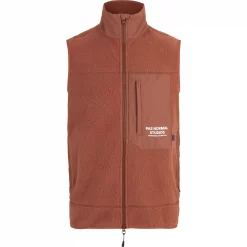 Pas Normal Studios Escapism Fleece Gilet -Zone3 || Orbea || Pas Normal Studios store Pas Normal Studios Escapism Fleece Gilet Rust