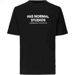 Pas Normal Studios Logo T-Shirt -Zone3 || Orbea || Pas Normal Studios store Pas Normal Studios Logo T Shirt Black