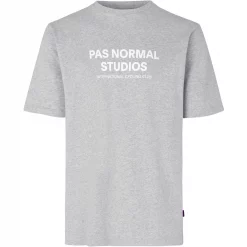 Pas Normal Studios Logo T-Shirt -Zone3 || Orbea || Pas Normal Studios store Pas Normal Studios Logo T Shirt Grey