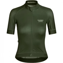 Pas Normal Studios Mechanism Womens Short Sleeve Jersey -Zone3 || Orbea || Pas Normal Studios store Pas Normal Studios Mechanism Womens Short Sleeve Jersey Dark Olive