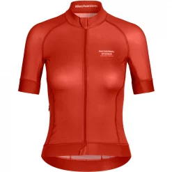 Pas Normal Studios Mechanism Womens Short Sleeve Jersey -Zone3 || Orbea || Pas Normal Studios store Pas Normal Studios Mechanism Womens Short Sleeve Jersey Deep Red