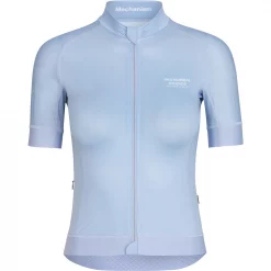 Pas Normal Studios Mechanism Womens Short Sleeve Jersey -Zone3 || Orbea || Pas Normal Studios store Pas Normal Studios Mechanism Womens Short Sleeve Jersey Dusty Blue