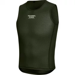 Pas Normal Studios Sleeveless Base Layer -Zone3 || Orbea || Pas Normal Studios store Pas Normal Studios Sleeveless Base Layer Olive 1
