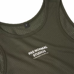 Pas Normal Studios Sleeveless Base Layer -Zone3 || Orbea || Pas Normal Studios store Pas Normal Studios Sleeveless Base Layer Olive 3