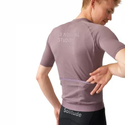 Pas Normal Studios Solitude Mesh Short Sleeve Jersey -Zone3 || Orbea || Pas Normal Studios store Pas Normal Studios Solitude Mesh Short Sleeve Jersey Dusty Purple 7