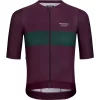 Pas Normal Studios Solitude Short Sleeve Jersey -Zone3 || Orbea || Pas Normal Studios store Pas Normal Studios Solitude Short Sleeve Jersey Burgundy Stripe