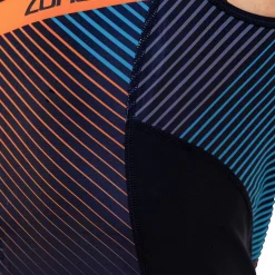 Zone3 Activate Plus Momentum Sleeveless Trisuit -Zone3 || Orbea || Pas Normal Studios store Zone3 Activate Plus Momentum Sleeveless Trisuit Black Teal Purple Pink 3