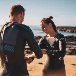 Zone3 Advance Womens Wetsuit -Zone3 || Orbea || Pas Normal Studios store Zone3 Advance Womens Wetsuit Black Turquoise 8
