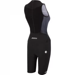 Zone3 Aeroforce X Womens Sleeveless Trisuit -Zone3 || Orbea || Pas Normal Studios store Zone3 Aeroforce X Womens Sleeveless Trisuit Black Grey 1