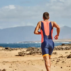 Zone3 Aquaflo Plus Trisuit 20 Zone3 Aquaflo Plus Trisuit -Zone3 || Orbea || Pas Normal Studios store Zone3 Aquaflo Plus Trisuit Navy Grey Neon Orange 4