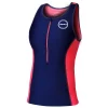 Zone3 Aquaflo Plus Womens Tri Top 18 2 Zone3 Aquaflo Plus Womens Tri Top 18 -Zone3 || Orbea || Pas Normal Studios store Zone3 Aquaflo Plus Womens Tri Top Navy Coral White Front