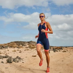 Zone3 Aquaflo Plus Womens Trisuit -Zone3 || Orbea || Pas Normal Studios store Zone3 Aquaflo Plus Womens Trisuit Navy Coral 2