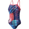 Zone3 Aztec 2.0 Strap Back Womens Swim Costume -Zone3 || Orbea || Pas Normal Studios store Zone3 Aztec 20 Strap Back Womens Swim Costume Navy Red