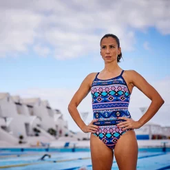 Zone3 Aztec Bound Back Womens Swim Costume -Zone3 || Orbea || Pas Normal Studios store Zone3 Aztec Bound Back Womens Swim Costume 2