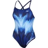 Zone3 Cosmic 3.0 Strap Back Womens Swim Costume -Zone3 || Orbea || Pas Normal Studios store Zone3 Cosmic 30 Strap Back Womens Swim Costume Navy Blue White