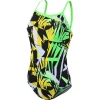 Zone3 High-Jazz 2.0 Strap Back Womens Swim Costume -Zone3 || Orbea || Pas Normal Studios store Zone3 High Jazz 20 Strap Back Womens Swim Costume Black Yellow Green