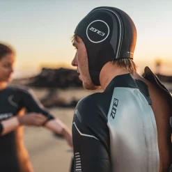 Zone3 Neoprene Heat-Tech Warmth Swim Cap 9 Zone3 Neoprene Heat-Tech Warmth Swim Cap -Zone3 || Orbea || Pas Normal Studios store Zone3 Neoprene Heat Tech Swim Cap Black Silver Red 2