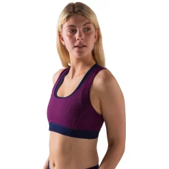 Zone3 Performance Culture Support Sports Bra -Zone3 || Orbea || Pas Normal Studios store Zone3 Performance Culture Support Sports Bra Navy Red 2