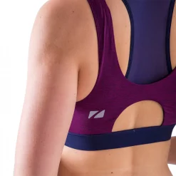Zone3 Performance Culture Support Sports Bra -Zone3 || Orbea || Pas Normal Studios store Zone3 Performance Culture Support Sports Bra Navy Red 3