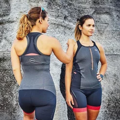 Zone3 Performance Culture Womens Tri Top -Zone3 || Orbea || Pas Normal Studios store Zone3 Performance Culture Womens Tri Top Black Coral 6