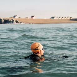 Zone3 Silicone Swimming Cap -Zone3 || Orbea || Pas Normal Studios store Zone3 Silicone Swimming Cap Hi Vis Orange
