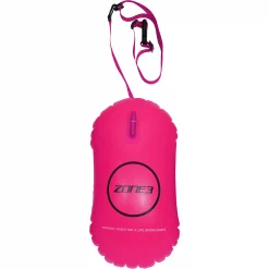 Zone3 Swim Safety Buoy And Tow Float 17 Zone3 Swim Safety Buoy And Tow Float -Zone3 || Orbea || Pas Normal Studios store Zone3 Swim Safety Buoy And Tow Float Neon Pink