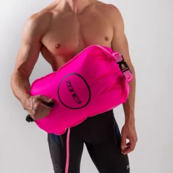 Zone3 Swim Safety Buoy and Dry Bag -Zone3 || Orbea || Pas Normal Studios store Zone3 Swim Safety Buoy and Dry Bag Pink 4